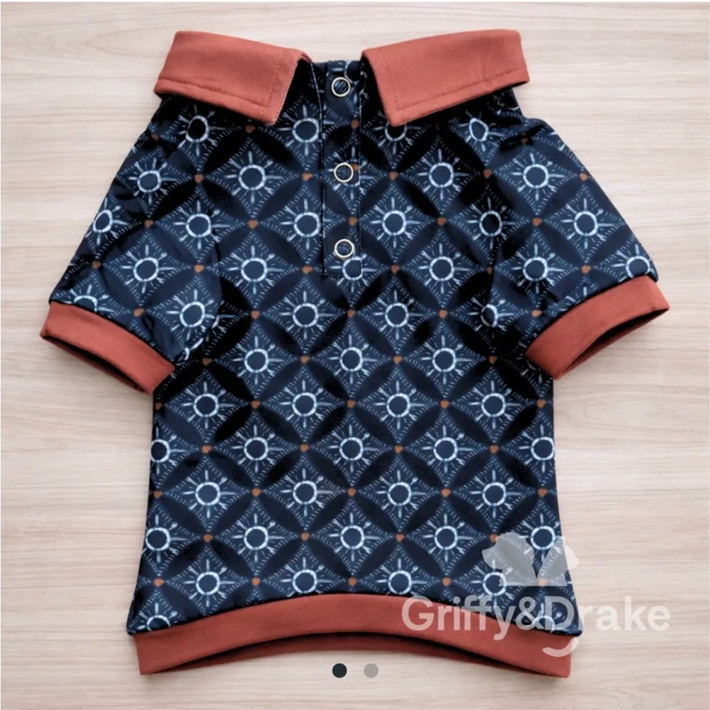 Boutique Pet Colar Shirt and Bow Bundle